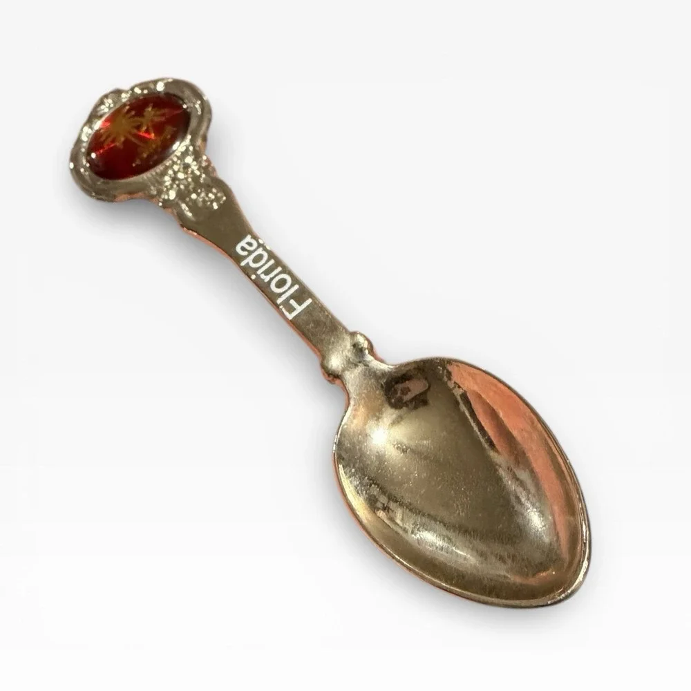 Lot‎ of (3) Antique Florida State Souvenir Spoons